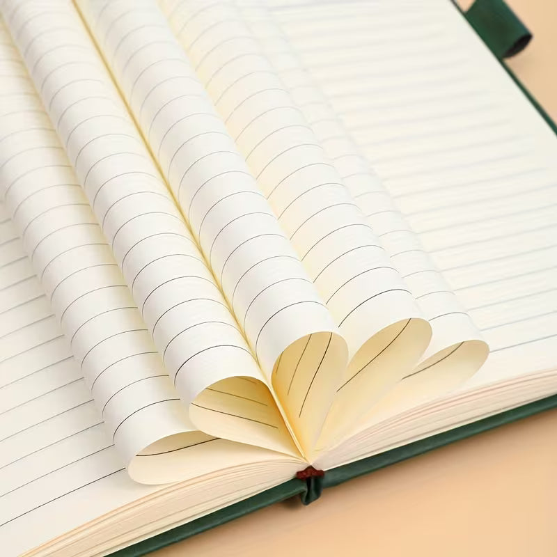 Ultra-Thick Notebook A5 Leather-Faced Business Meeting Notepad Thickened Retro Easy College Student Diary