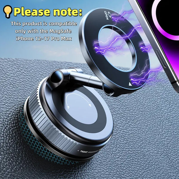 2026 Upgraded Vacuum MagSafe Magnetic Car Phone Holder