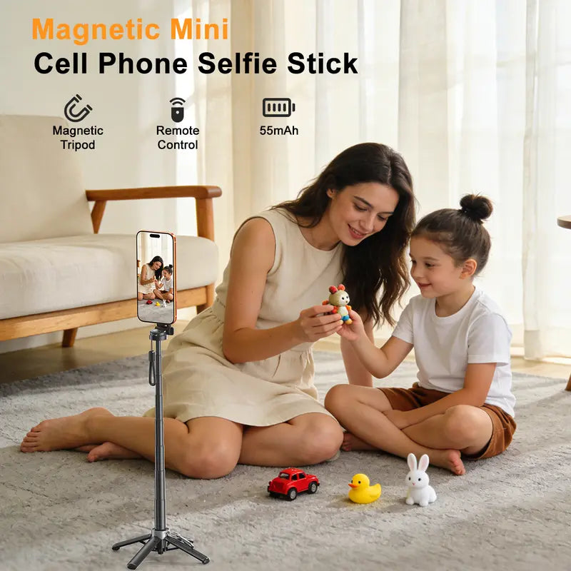 2026 4-in-1 Magnetic Selfie Stick