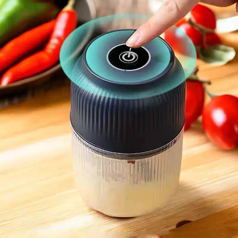 USB Rechargeable Mini Electric Food Chopper Portable Garlic Grinder