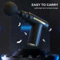 Mini LCD Massage Gun 4 Heads 6 Speed USB Rechargeable