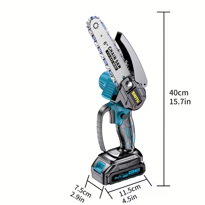 21V Mini Cordless Chainsaw