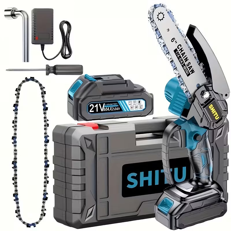 21V Mini Cordless Chainsaw