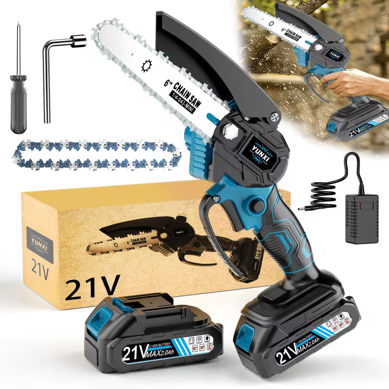 21V Mini Cordless Chainsaw