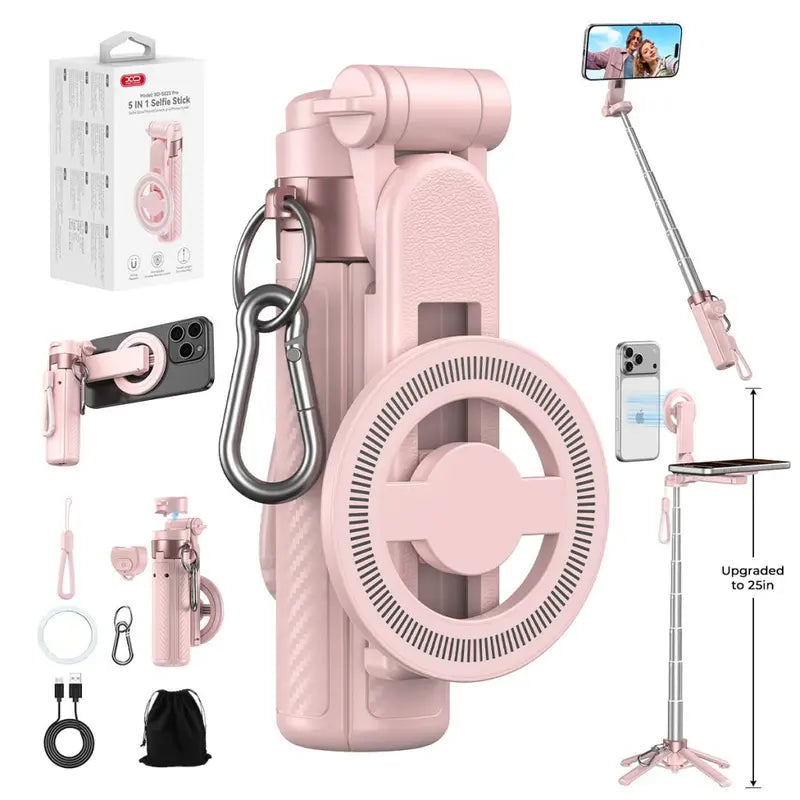 2026 4-in-1 Magnetic Selfie Stick