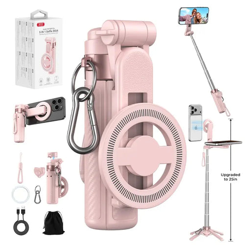 2026 4-in-1 Magnetic Selfie Stick