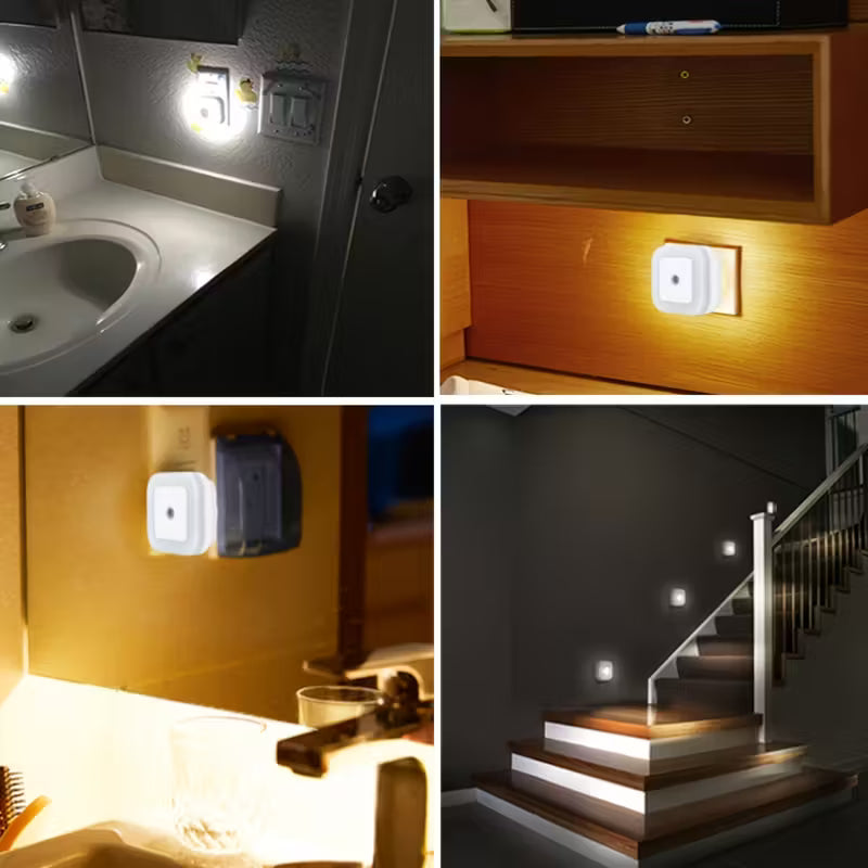 6 Pack Dusk to Dawn Plug In LED Night Lights for Bedroom Bathroom