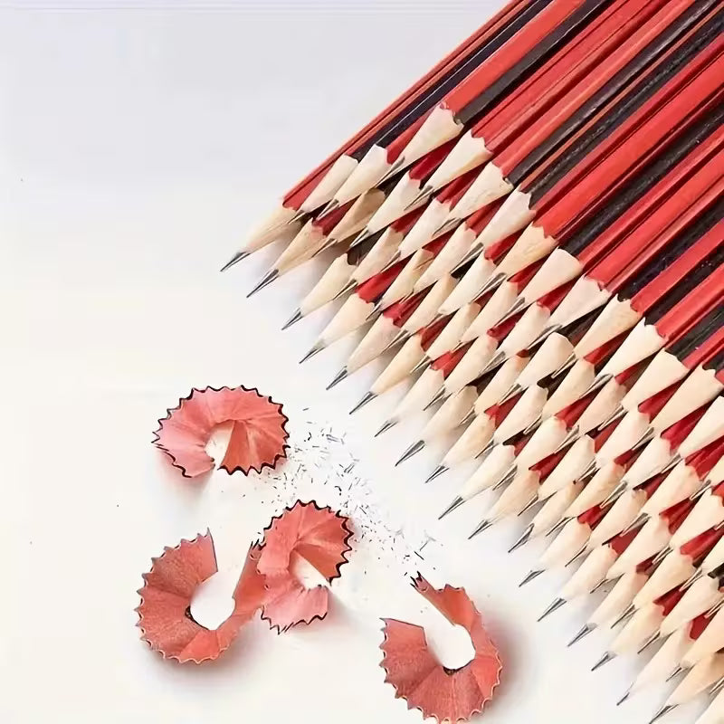 Pack of 50 HB Pencils with Eraser, 10pcs/Pack, Ideal for Writing, Student Drawing And Artistic Creation - Ideal for School, Office And Creative Use