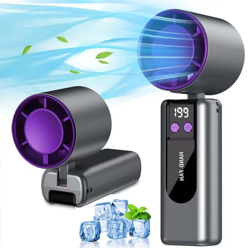 Upgraded Handheld Cooling Folding Fan