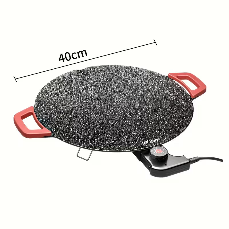 Portable Electric Indoor BBQ Griddle Pan
