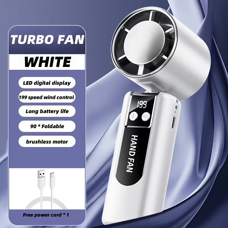 Upgraded Handheld Cooling Folding Fan