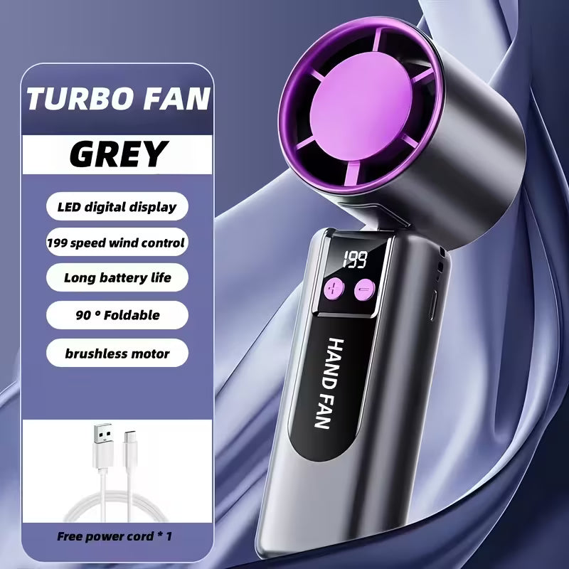 Upgraded Handheld Cooling Folding Fan