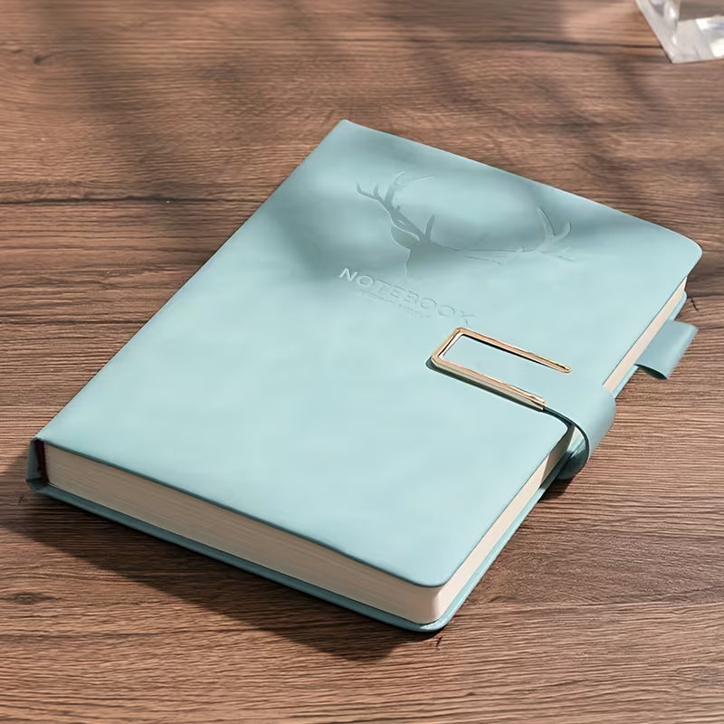 Ultra-Thick Notebook A5 Leather-Faced Business Meeting Notepad Thickened Retro Easy College Student Diary