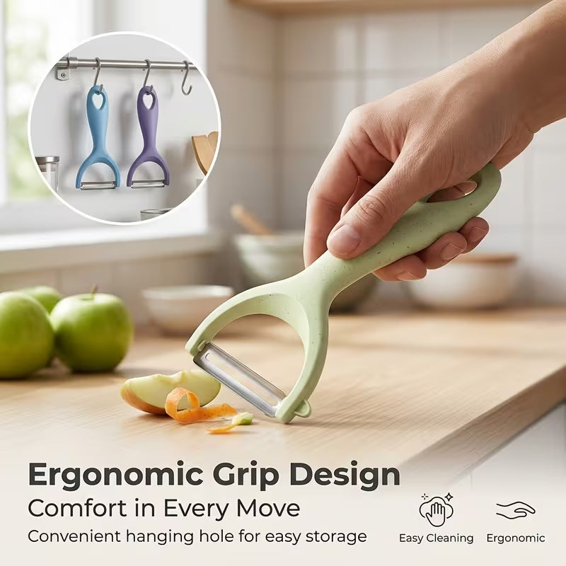 3pcs Ultra-Sharp Stainless Steel Vegetable Peeler