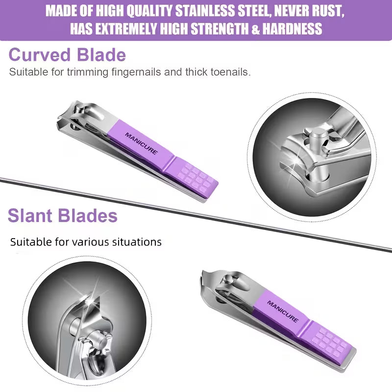 1 Sets Of 16 Premium Stainless Steel Manicure