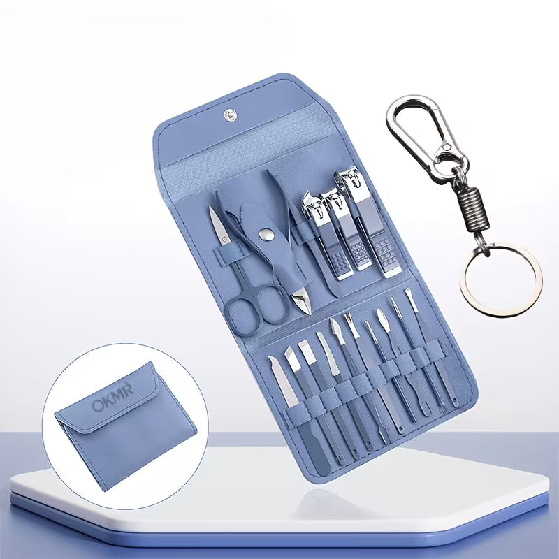 1 Sets Of 16 Premium Stainless Steel Manicure